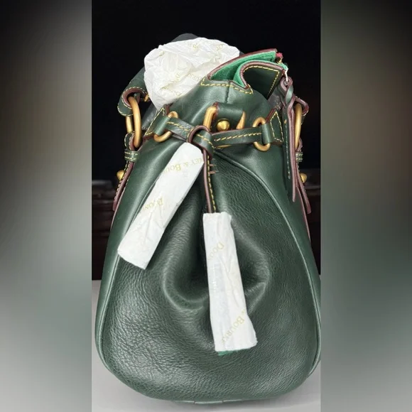 Dooney & Bourke Large Florentine Satchel in Ivy (Rare Color) - Picture 4 of 6